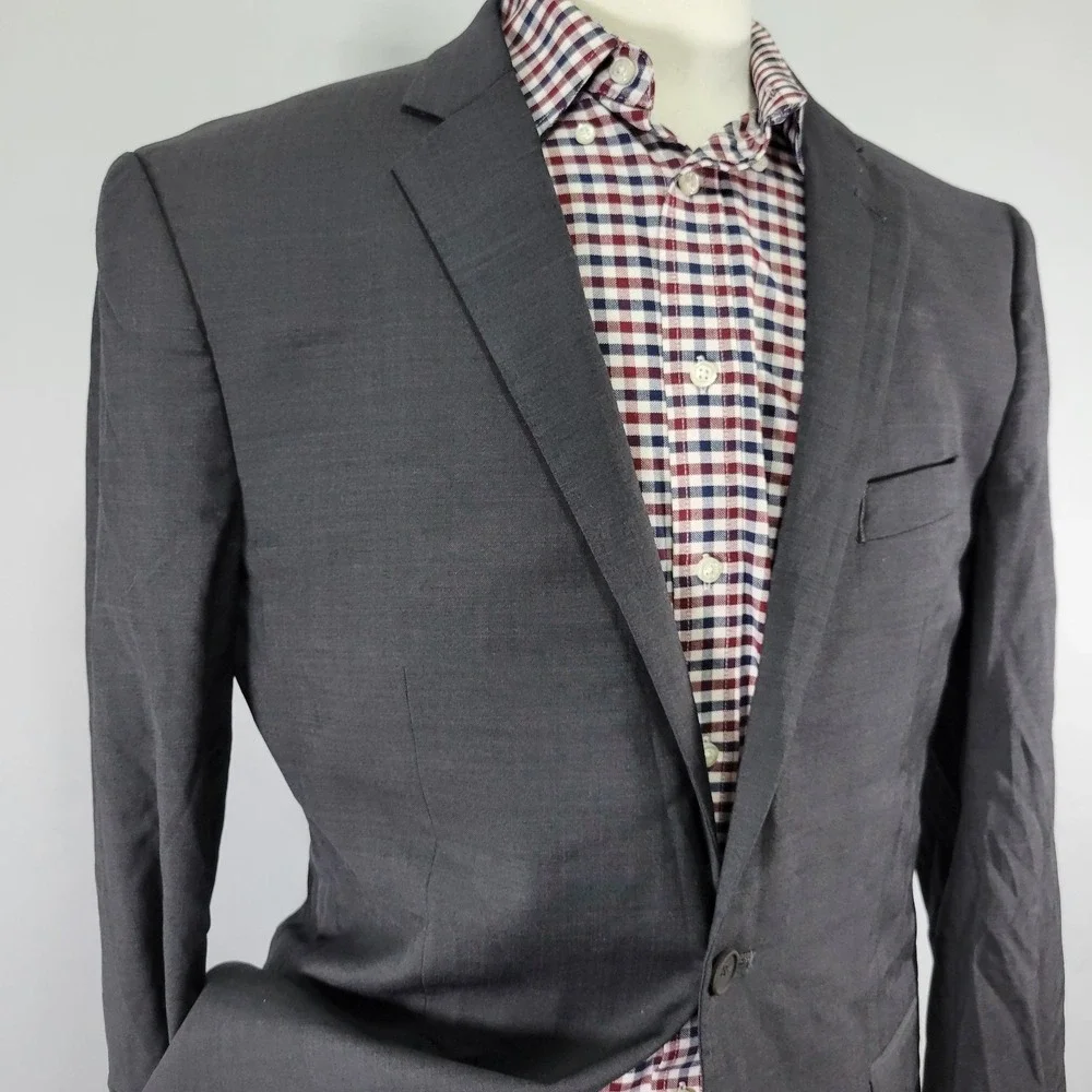 Kenneth Cole‎ Awearness Men's Sport Coat Blazer Two Button Extreme SLIM 44L